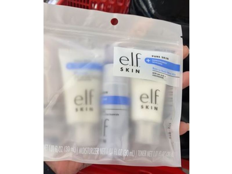 e.l.f. Pure Skin + Dermatologist Developed Back to Basics Mini Kit, 3 Piece