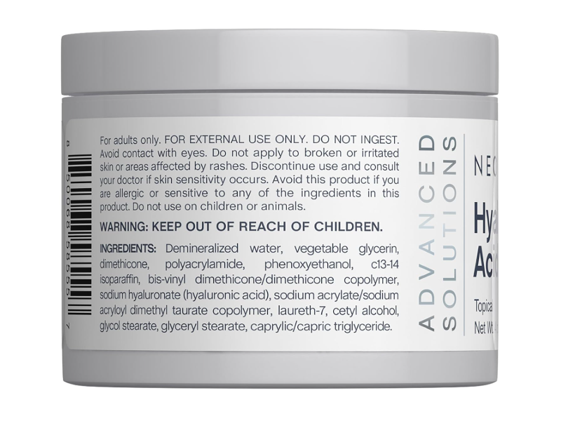 NeoCell Moisturizer Gel, Hyaluronic Acid, 4 fl oz/113 g