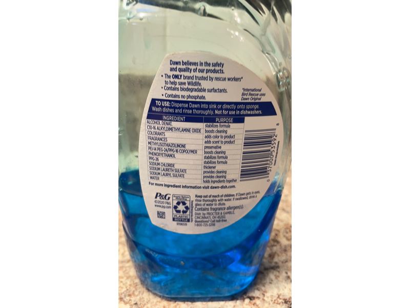 Dawn Ultra Dishwashing Liquid, 19.4 fl oz/573 mL