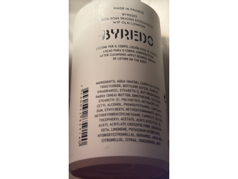 Byredo La Tulipe Body Lotion, 7.6 fl oz/225 mL