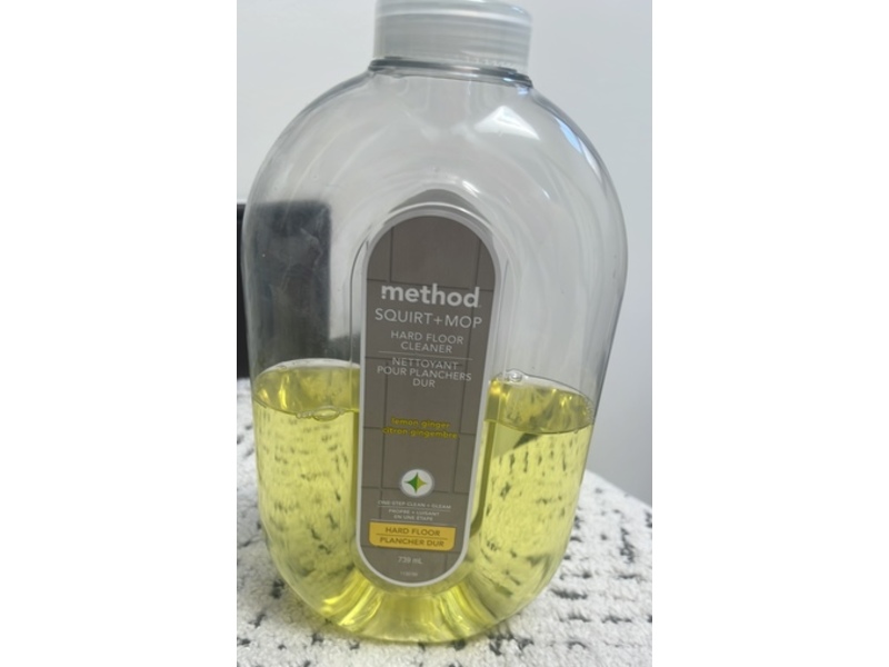 Method Squirt +Mop Hard Floor Cleaner, Lemon Ginger, 25 fl oz/739 mL