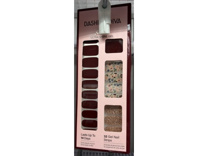 Dashing Diva Gloss Ultra Sine Gel Nail Strips, After Glow, 32 Count