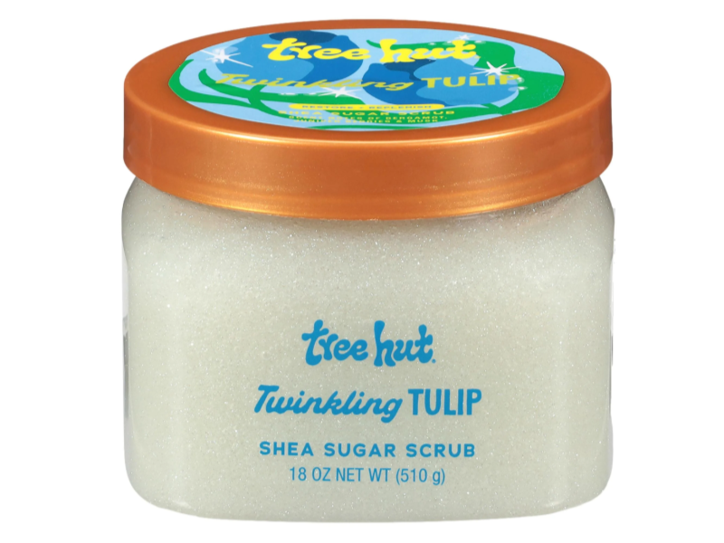 Tree Hut Shea Sugar Scrub, Twinkling Tulip, 18 oz/510 g