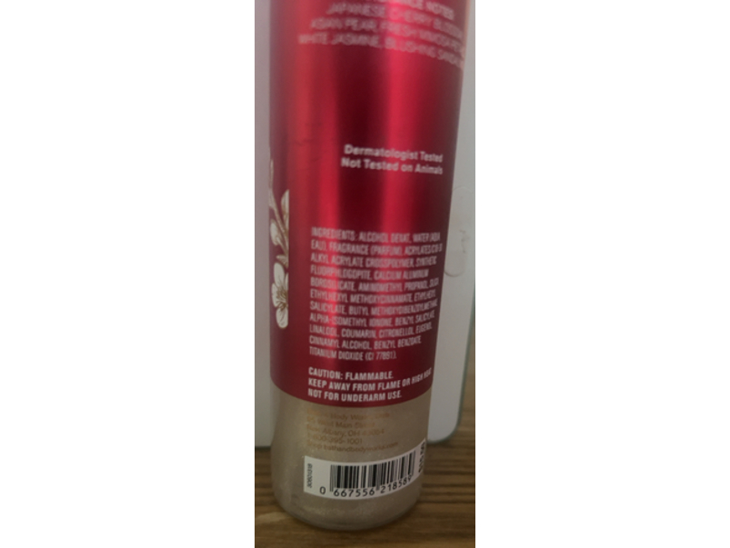 Bath & Body Works Diamond Shimmer Mist, Japanese Cherry Blossom, 4.9 fl oz/146 mL