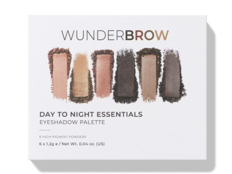 Wunderbrow Day to Night Essentials Eyeshadow Palette, 0.04 oz/1.2 g