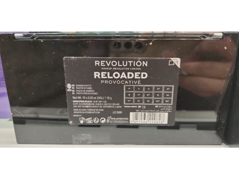 Revolution Eye shadow Palette, Provocative, 0.03 oz/1.10 g
