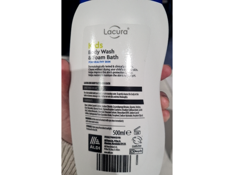 Lacura Kids Body Wash & Foam Bath, 500 mL