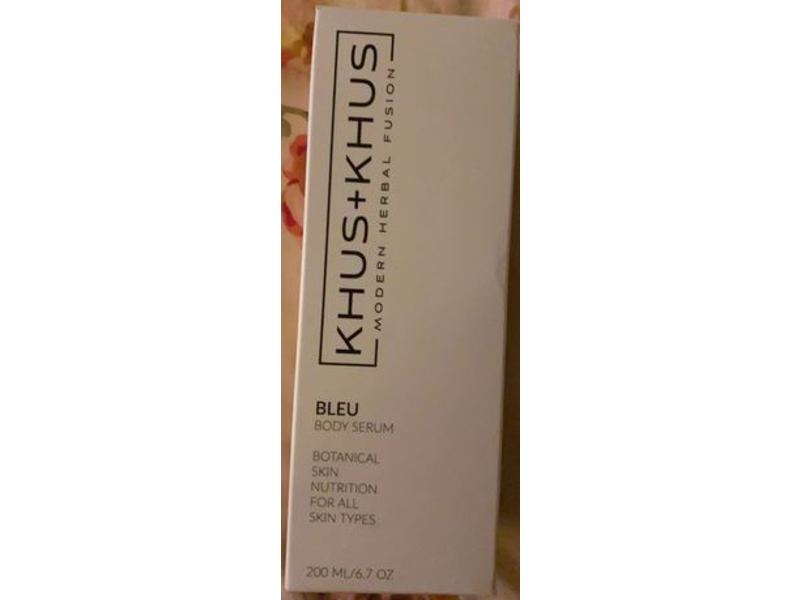 Khus+Khus Bleu Body Serum, 6.7 oz/200 ml