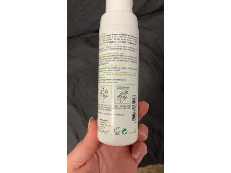 Klorane Dry Shampoo, Oat, 1.7 oz/50 g