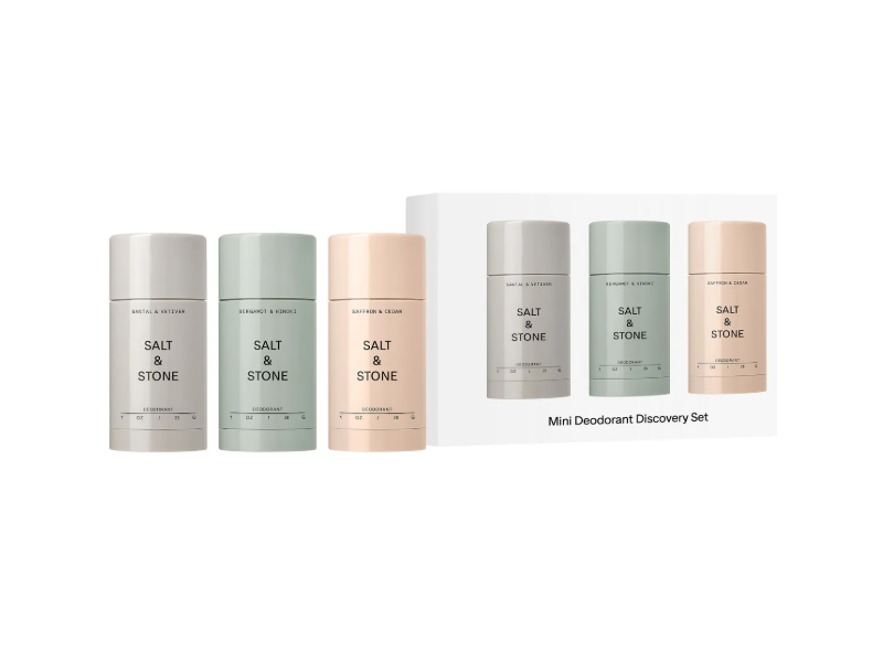 Salt & Stone Deodorant Discovery Set, 1 oz/28 g, Pack Of 3