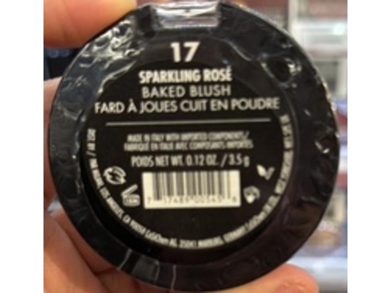 Milani Baked Blush, 17 Sparkling Rose, 0.12 oz/3.5 g