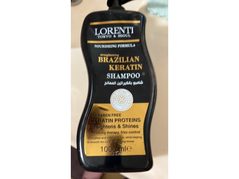 Lorenti Straightening Brazilian Keratin Shampoo, 1000 mL