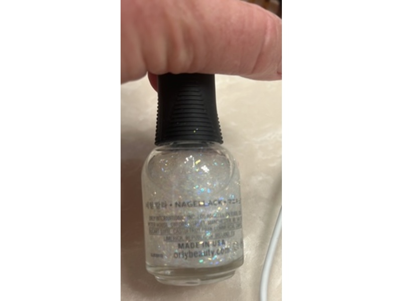 Orly Neon Nail Polish, Twinkling Veil, 0.6 fl oz/18 mL