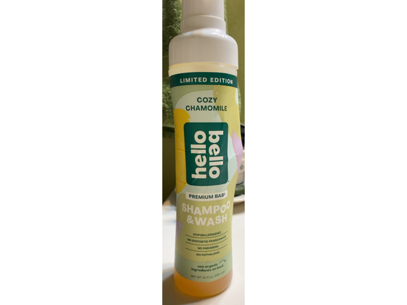 Hello Bello Premium Baby Shampoo & Wash, Cozy Chamomile, 10 fl oz/296 mL