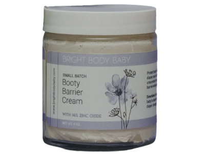 Bright Body Baby, Booty Barrier Cream, Zinc Oxide 14%, 4 oz