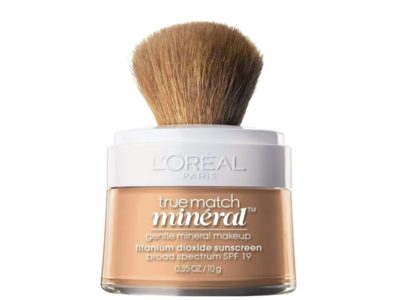 L'Oreal Paris True Match Gentle Mineral Makeup Sunscreen, SPF 19, Nude Beige, 0.35 oz/10 g