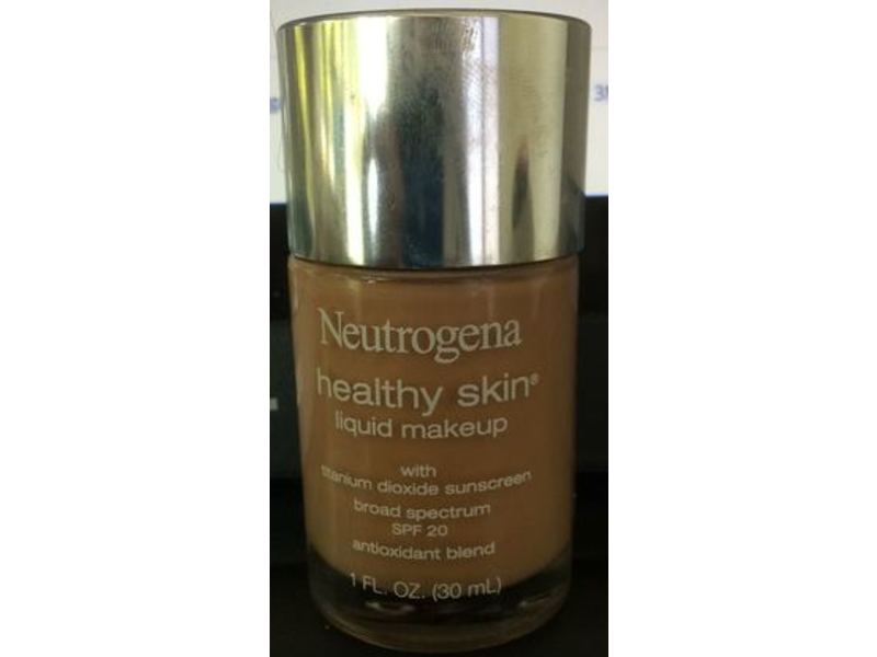 Neutrogena Healthy Skin Liquid Makeup Foundation Broad Spectrum SPF 20, 90 Warm Beige, 1 fl oz/30 mL