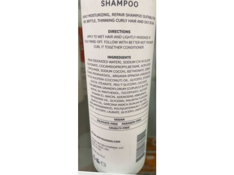 Better Not Younger Bounce Back Super Moisturizing Shampoo, 8.4 fl oz/250 mL