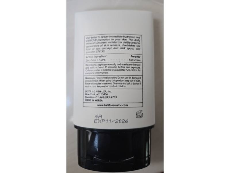 Belif Dew Guard Daily Sunscreen, SPF 50, 1.69 fl oz/50 mL