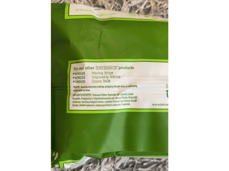 Intrinsics Gentle Cleansing Towels, Pure Cotton, 25 Count