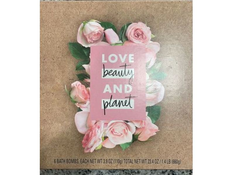 Love Beauty and Planet Bath Bombs Gift Set, 6 Counts