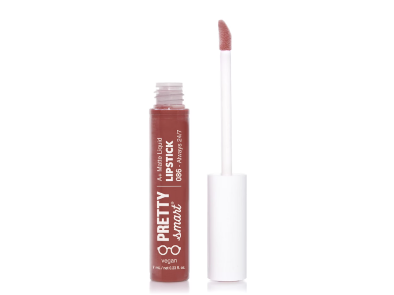 Pretty Smart A+ Matte Liquid Lipstick, 086 Always 24/7, 0.23 fl oz/7 mL