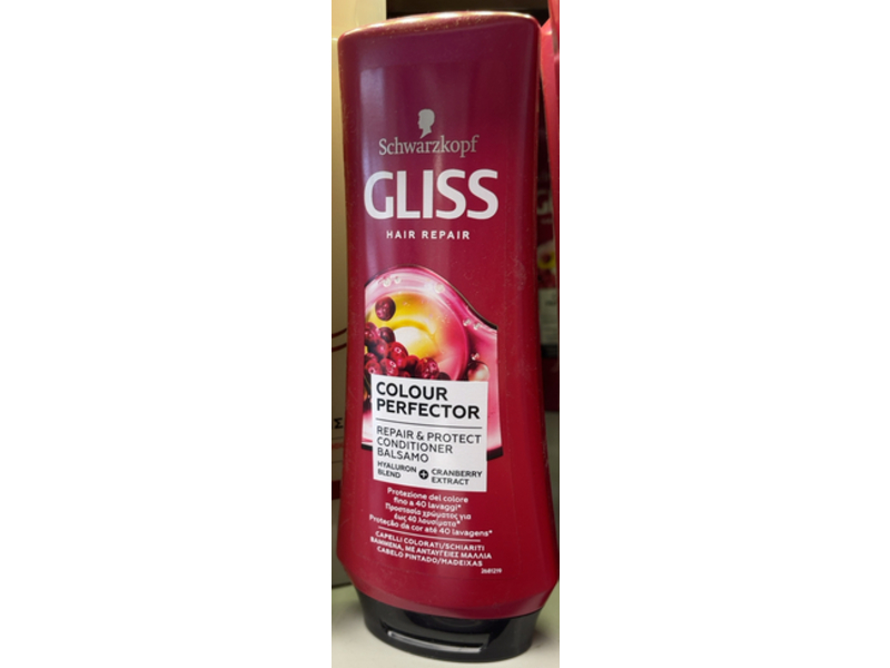 Schwarzkopf Colour Perfector Repair & Protect Conditioner, Hyaluron Blend + Cranberry Extract, 200 mL, Pack Of 6