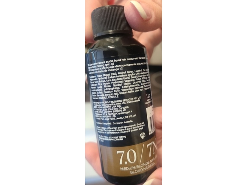 Kevin.Murphy Color.Me Gloss Acidic Hair Colour Treatment, 7.0/7N Medium.Blonde.Natural, 2 fl oz/60 mL