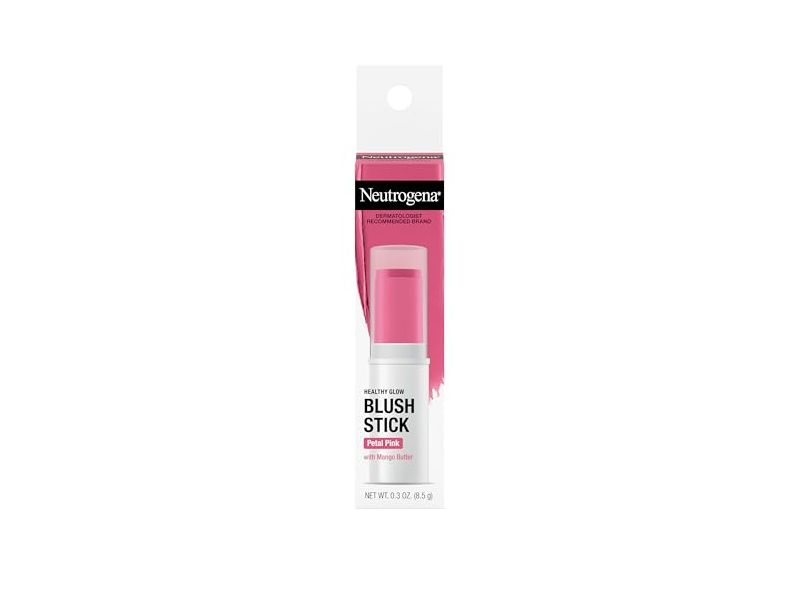 Neutrogena Healthy Glow Blush Stick, Petal Pink, 0.3 oz/8.5 g