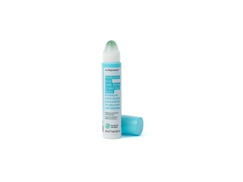 My iN.gredients Jade Stone Under-Eye Roller, Hyaluronic Acid, 0.67 fl oz/20 mL