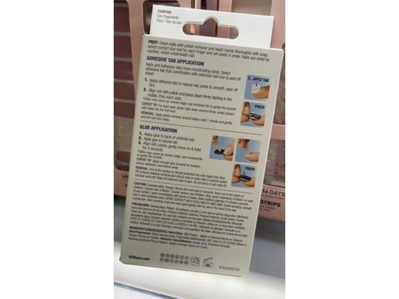 Kiss Nails Gel Fantasy Ready To Wear Gel, 28 Count