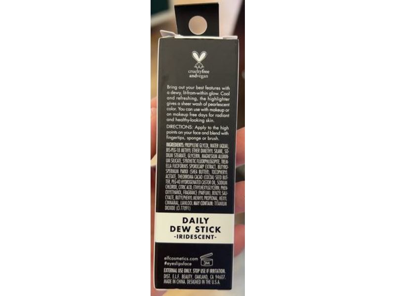 e.l.f Daily Dew Stick, Iridescent, 0.52 oz/15 g