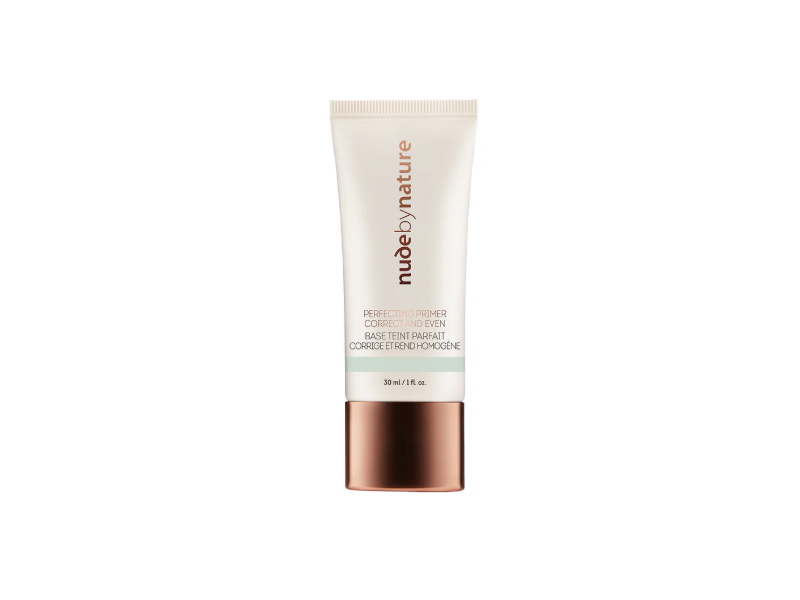 Nude By Nature Perfecting Primer Correct & Even Tinted Satin Matte Finish, 1 fl oz/30 mL