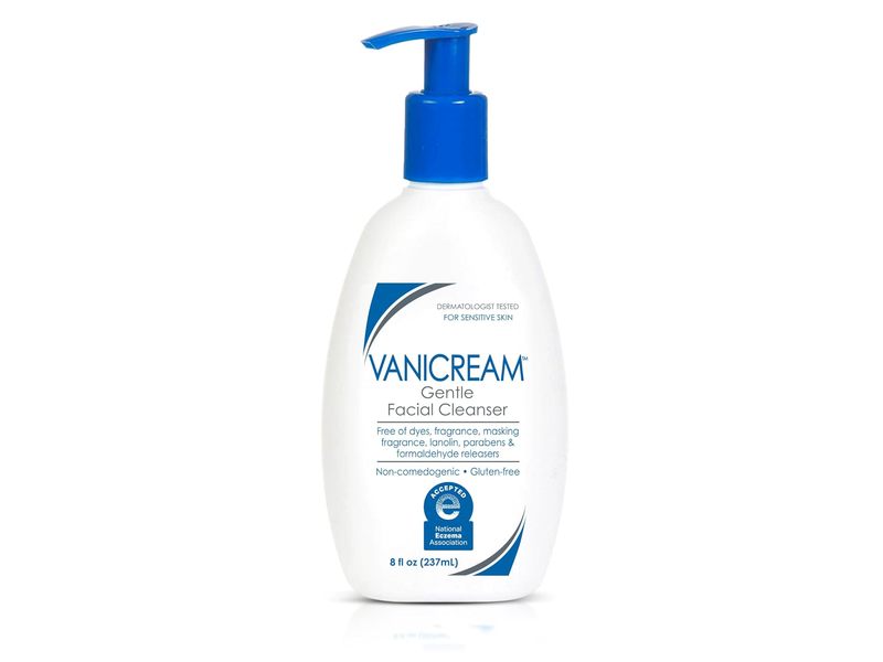Vanicream Gentle Facial Cleanser, 8 fl oz /237 mL
