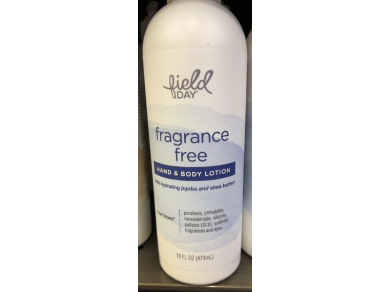 Field Day Hand & Body Lotion, Hydrating Jojoba & Shea Butter,16 fl oz/473 mL