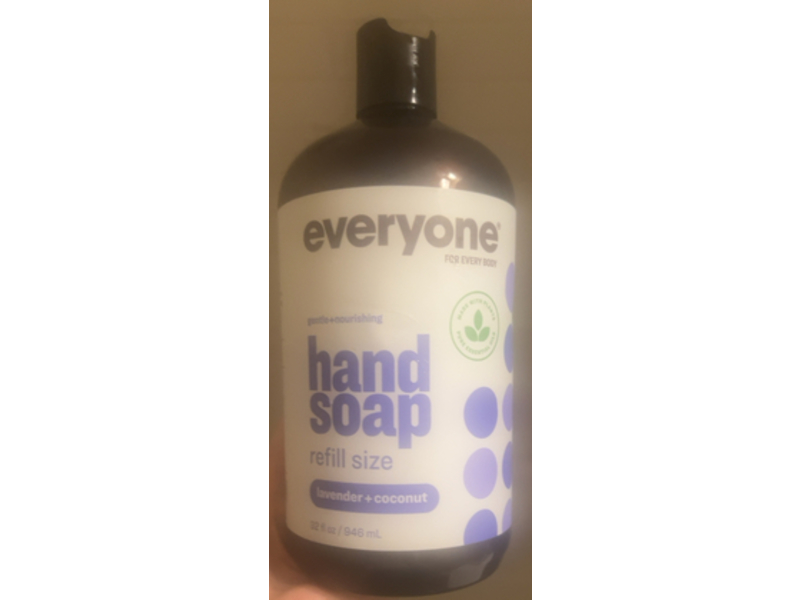 Everyone Gentle + Nourishing Hand Soap, Lavender + Coconut, 32 fl oz/946 mL