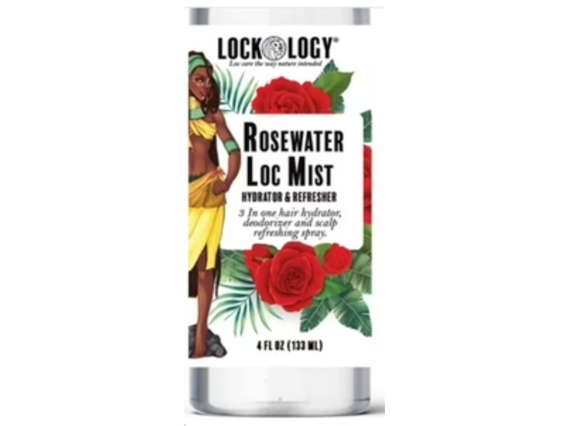 Lockology Rosewater Loc Mist, 4 fl oz/133 mL