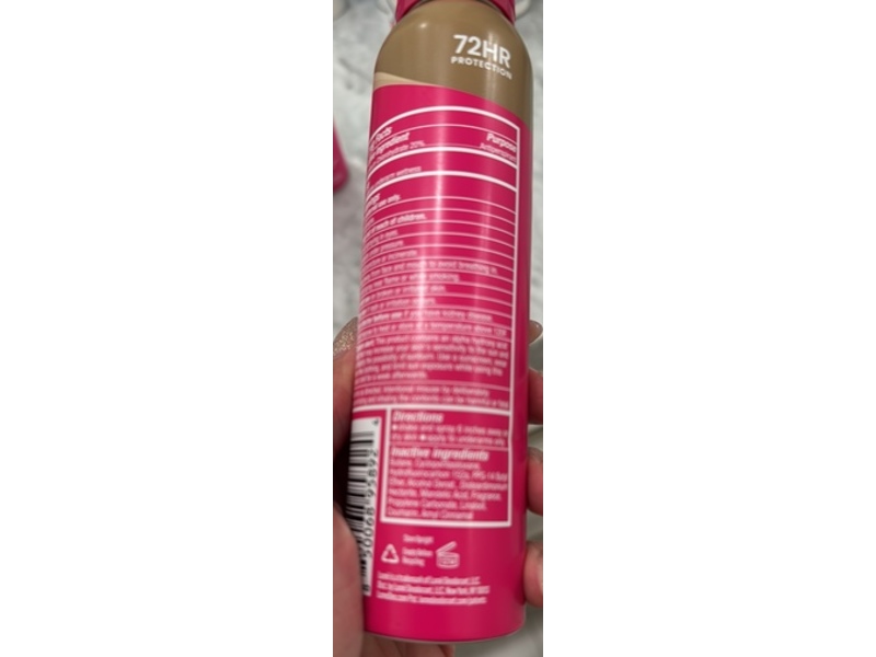 Lume Deodorant Plus Sweat Control Invisible Spray, Vanilla Bliss, 4.3 oz/122 g