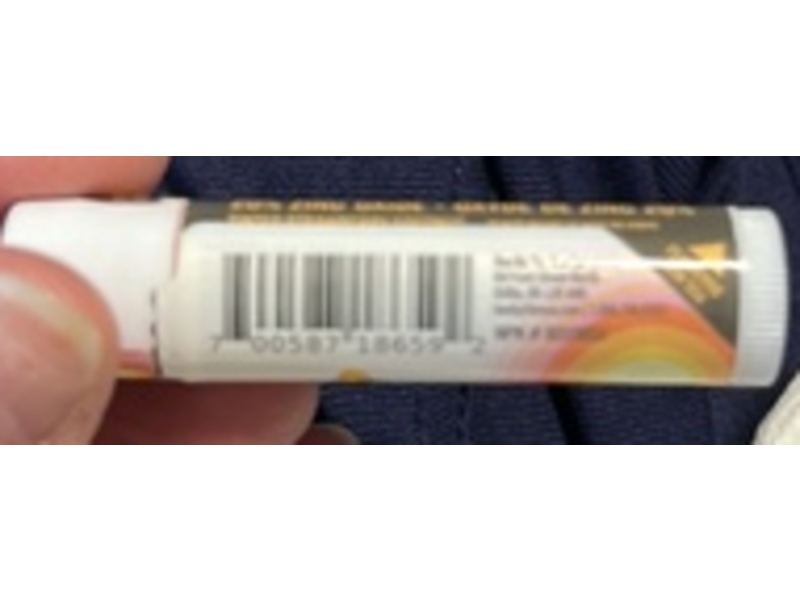 Bee by the Sea Tinted Sunscreen Lip Balm, Strawberry Coconut, SPF 30, 0.15 oz/4.2 g