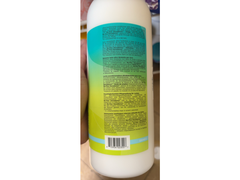 Devacurl One Condition Decadence Ultra Moisturizing Milk Conditioner, 32 fl oz/946 mL