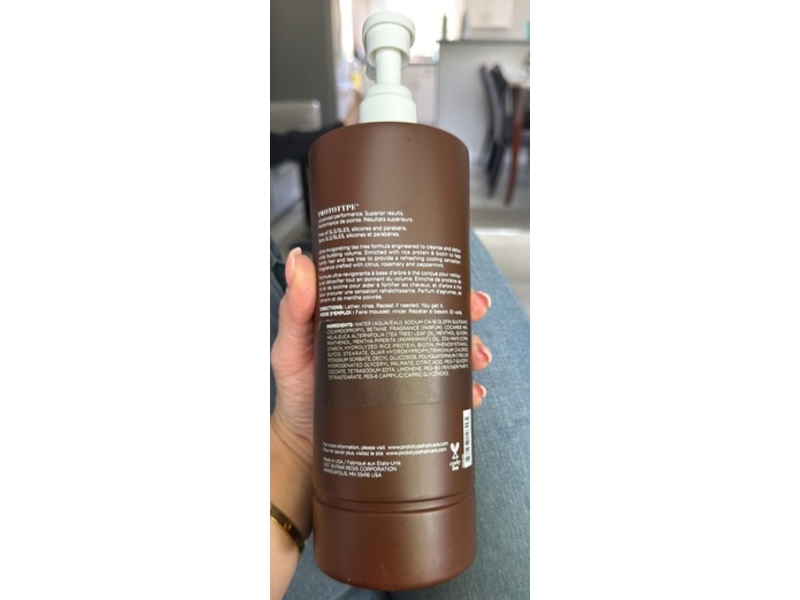 Prototype Daily Shampoo, Tea Tree, 33.8 fl oz/1 L