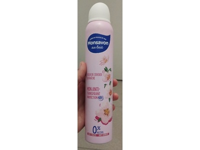 Monsavon Antiperspirant Spray, Cherry Blossom, 200 mL