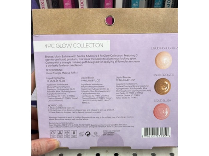 Smoke & Mirrors Let It Glow Set, 0.64 fl oz/19 mL