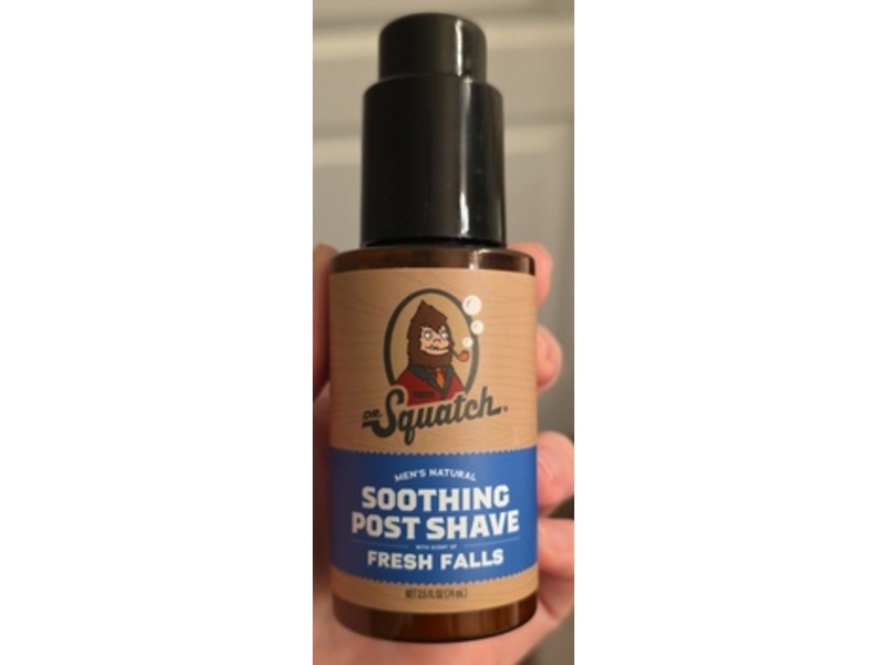 Dr Squatch Soothing Post Shave, Fresh Falls, 2.5 fl oz/74 mL