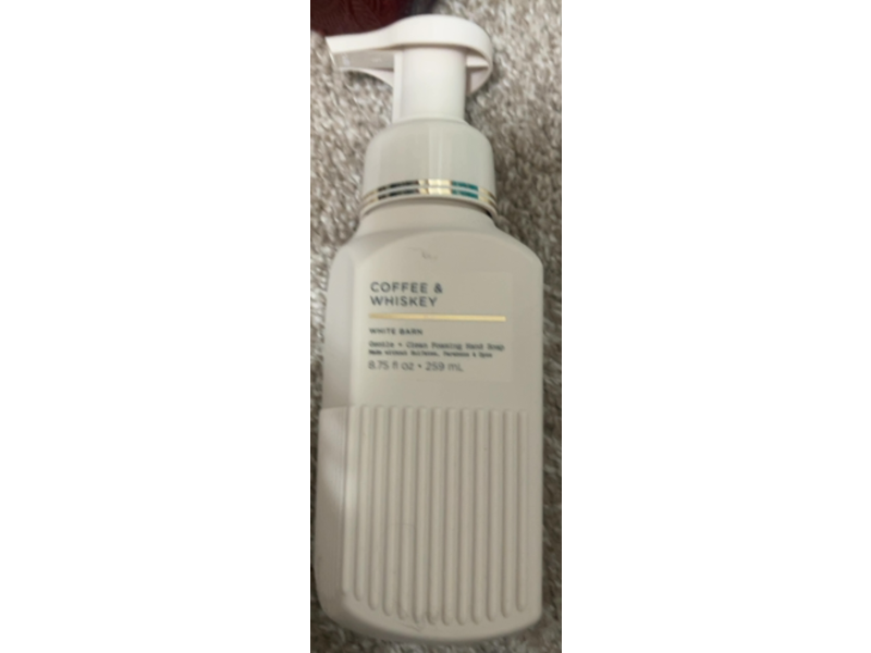 White Barn Gentle + Clean Foaming Hand Soap, Coffee & Whiskey, 8.75 fl oz/259 mL, Pack Of 2