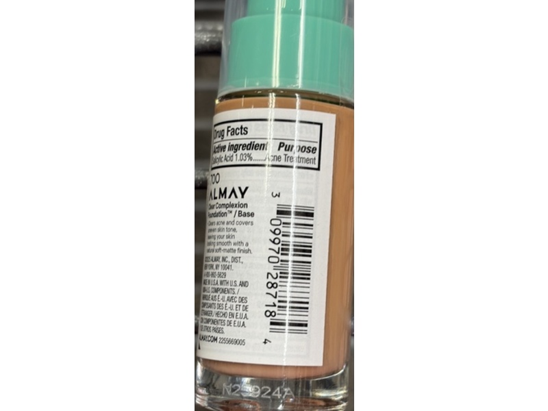 Almay Clear Complexion Foundation, 700, 1 fl oz/30 mL