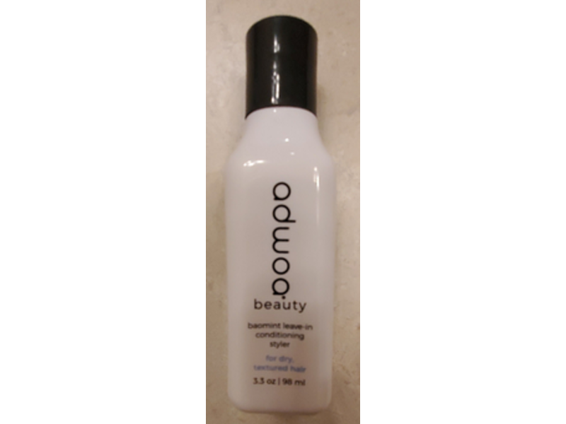 Adwoa Beauty Baomint Leave-In Conditioning Styler, For Dry, Textured Hair, 3.3 oz/98 mL