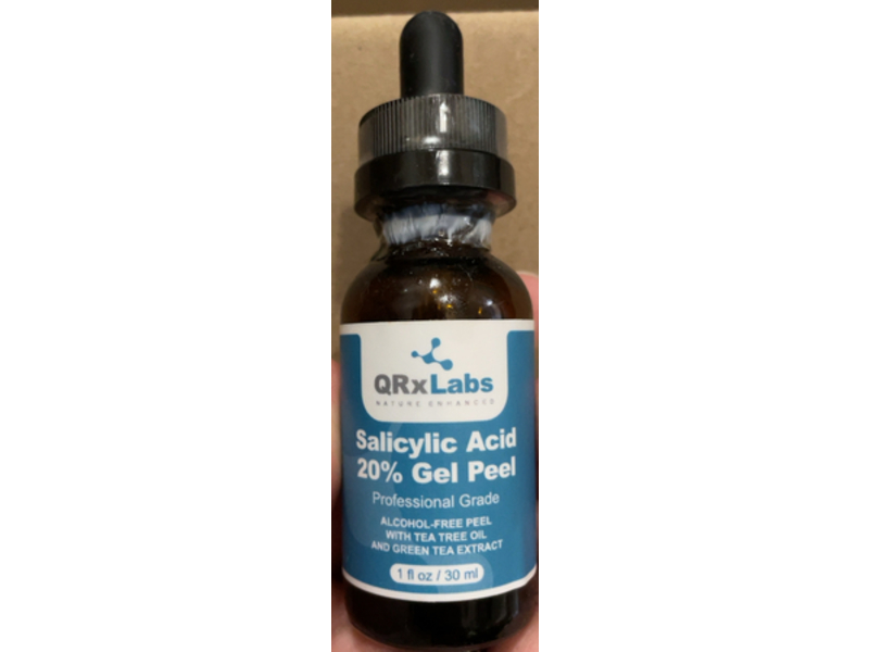 QRxLabs Salicylic Acid 20% Gel Peel, 1 fl oz/30 mL