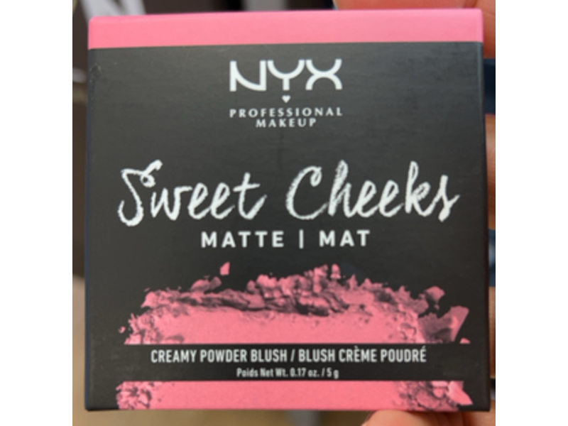 NYX Professional Sweet Cheeks Matte Blush, Rose & Play, 0.17 oz/5 g