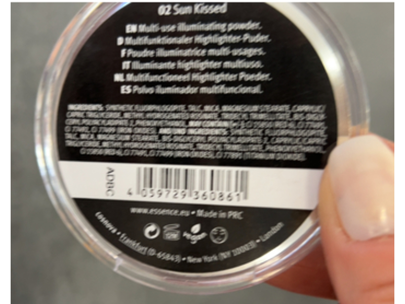 Essence Kissed By The Light Illuminating Powder, 02 Sun Kissed, 0.35 oz/10 g